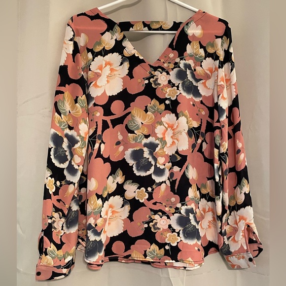 Multicolor work blouse - Picture 3 of 4